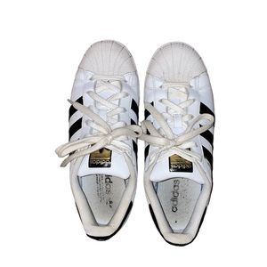 Adidas Superstar White & Black Shoes